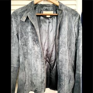 Gorgeous suede grey jacket worn twice